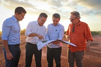 TCE-MT vistoria obras do Parque Novo Mato Grosso