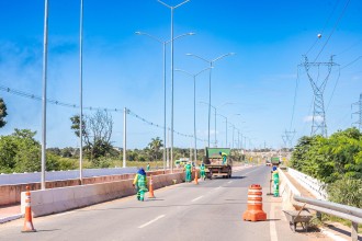 Mutirão de limpeza atende toda a extensão da Avenida Contorno Leste