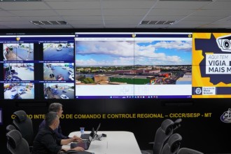 Sesp e associação de comerciantes firmam parceria para instalar 53 câmeras na avenida XV de Novembro em Cuiabá