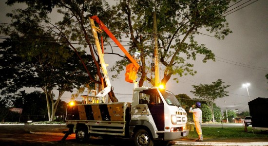 Limpurb atende mais de mil pontos de iluminação em cinco dias de operação