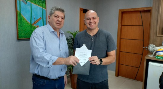 Prefeito recebe conselheiro Guilherme Maluf para tratar do balanço contas