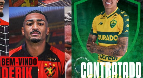 Cuiabá e Sport concretizam trocas de Derik Lacerda e Carlos Alberto