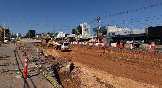 Obras em Complexo Viário do Leblon avançam em três frentes