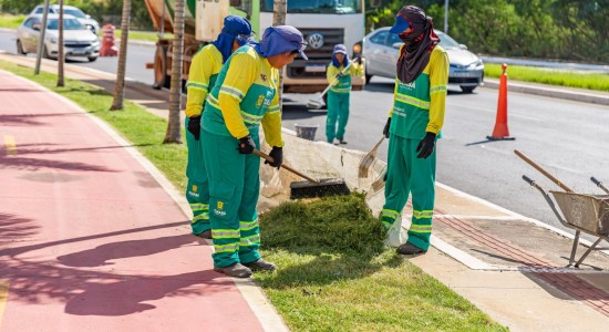Avenida dos Trabalhadores recebe mutirão de limpeza e manutenção