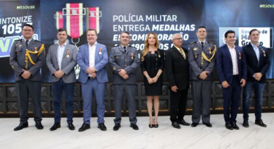 Max Russi é homenageado com Medalha dos 190 anos da PMMT