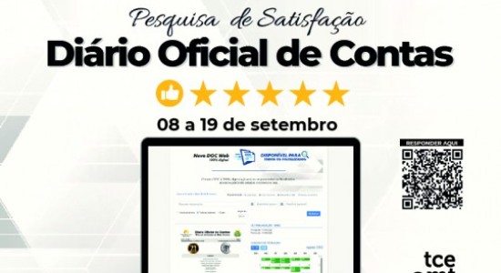 TCE-MT realiza Pesquisa de Satisfação do Diário Oficial de Contas