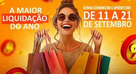 Liquida Grande Cuiabá 2025 começa nesta quinta-feira com descontos de até 70%