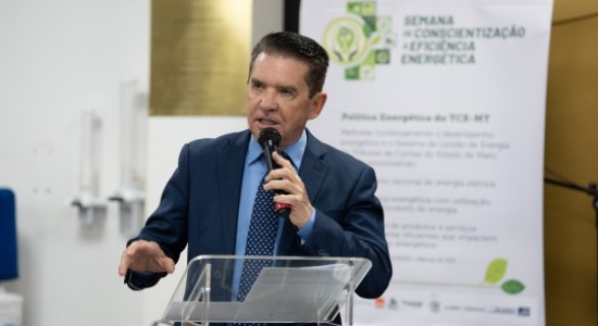 Sérgio Ricardo reforça compromisso com sustentabilidade na abertura da Semana de Eficiência Energética do TCE-MT