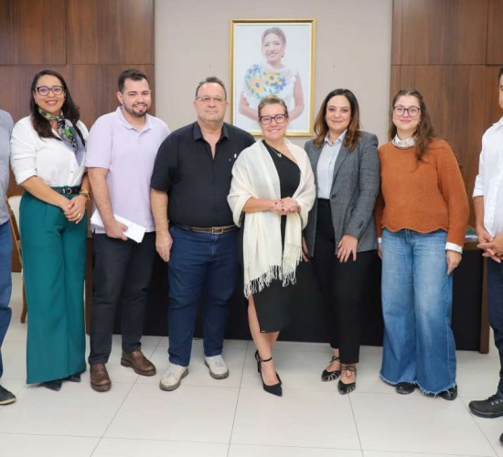Flávia Moretti recebe Marfrig e frisa importância das grandes empresas para desenvolvimento de Várzea Grande