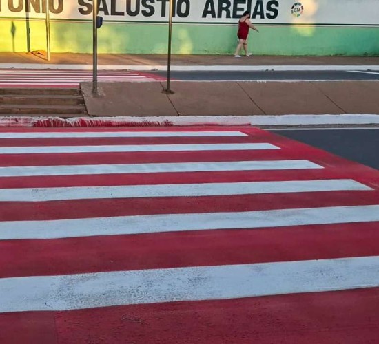 Várzea Grande reforça sinalização de trânsito no entorno de escolas