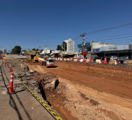 Obras em Complexo Viário do Leblon avançam em três frentes