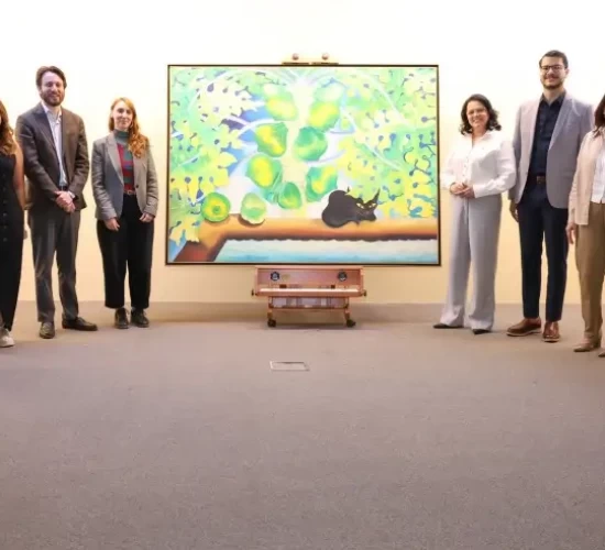Sebrae/MT doa obra de Gervane de Paula ao Museu Nacional da República