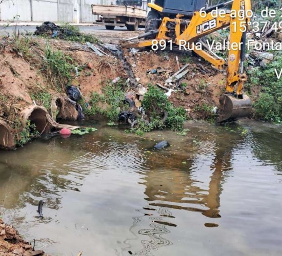 Prefeitura de Várzea Grande fará mutirão de limpeza de canais em setembro