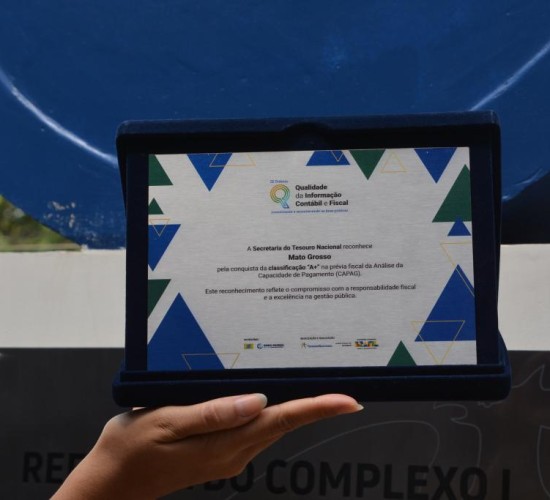 Mato Grosso recebe nota A+ do Tesouro Nacional pelo 2º ano consecutivo