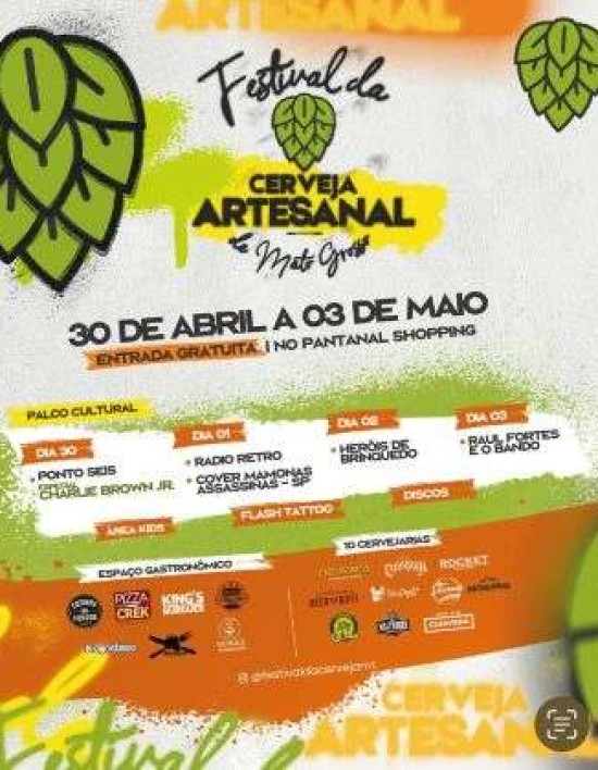 Festival de Cerveja Artesanal terá arte urbana e cover dos Mamonas Assassinas