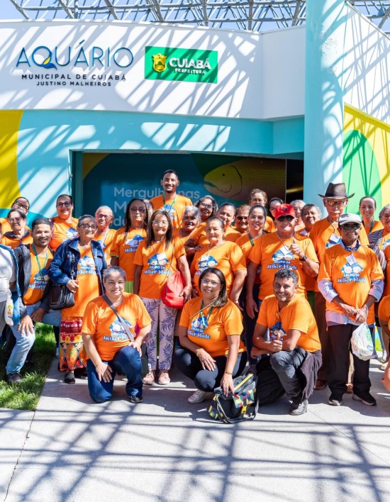 Unidade de Saúde da Família leva idosos do Distrito da Guia ao Aquário Municipal