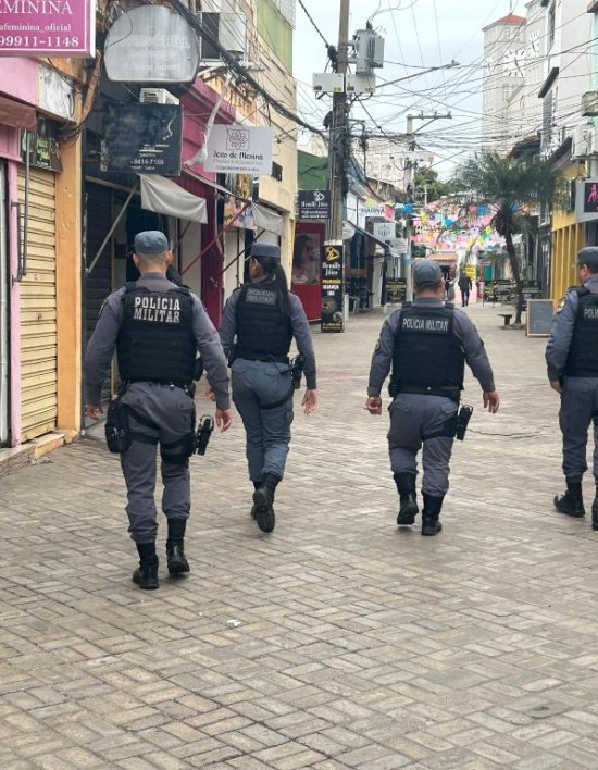 Nunca me senti tão segura no Centro de Cuiabá, diz comerciante sobre o reforço do policiamento