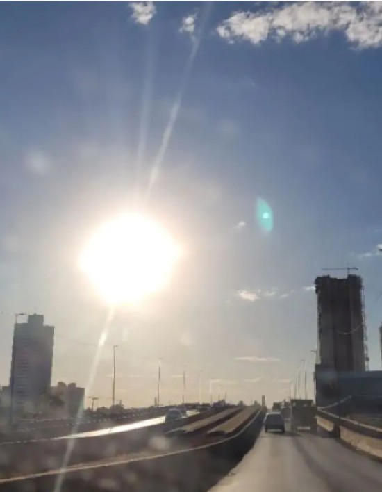 Fim de semana em Cuiabá terá calor de 33 °C e umidade crítica abaixo dos 30%