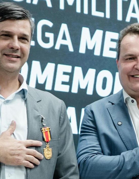 Secretario de Comunicação da ALMT, é homenageado nos 190 anos da Polícia Militar