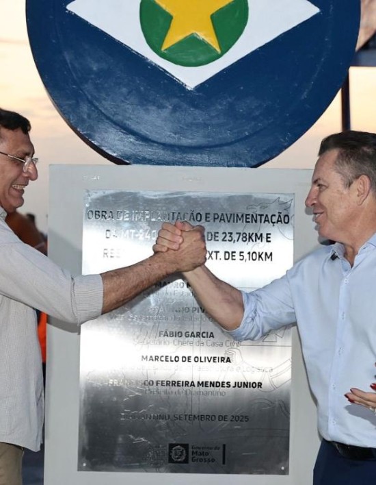 Asfalto novo na MT-240 melhora logística de Diamantino “coloca cidade na rota da BR-163”, afirma prefeito