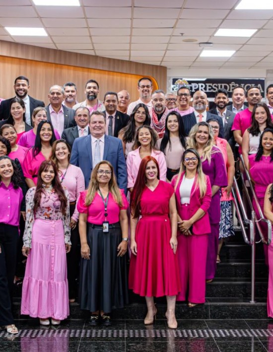 Presidente da ALMT, Max Russi, adere à campanha Outubro Rosa