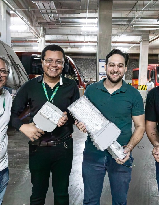 Cuiabá inicia instalação de 15 mil lâmpadas de LED em parceria com o Governo do Estado
