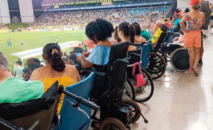 NOTICIAS DE MT NOTÍCIAS DE MT Arena Pantanal conta com 130 espaços exclusivos para cadeirantes