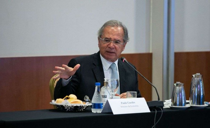 O ministro da Economia Paulo Guedes voltou a defender uma reforma tributária ampla
