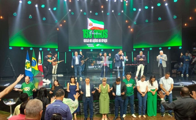 Várzea Grande encerra dia de aniversário com grande culto na IBN Cristo Rei