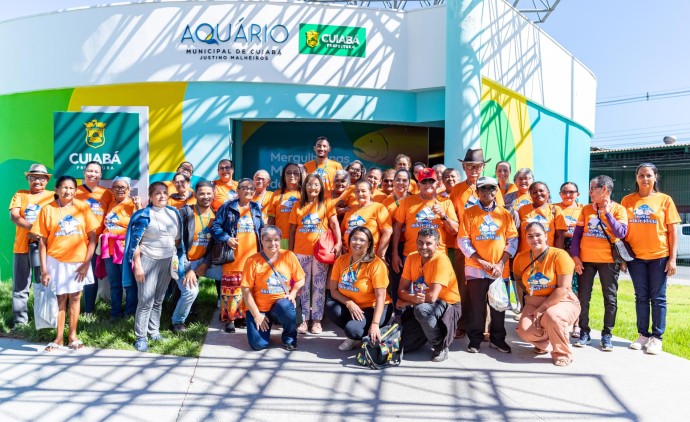 Unidade de Saúde da Família leva idosos do Distrito da Guia ao Aquário Municipal