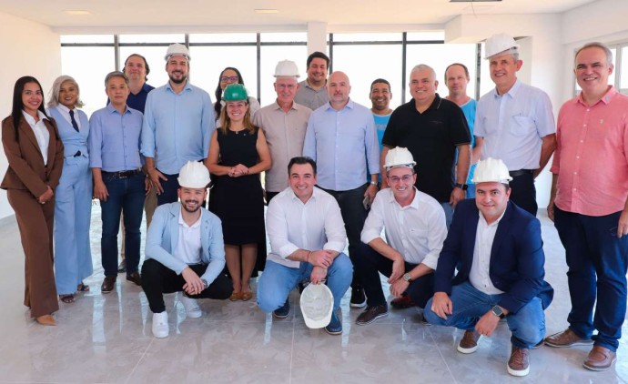 Prefeita Flávia Moretti se reúne com empresários que desejam se instalar no Parque Tecnológico em Várzea Grande