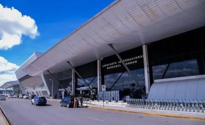 Aeroporto de Cuiabá recebe 1º voo internacional com passageiros da Islândia
