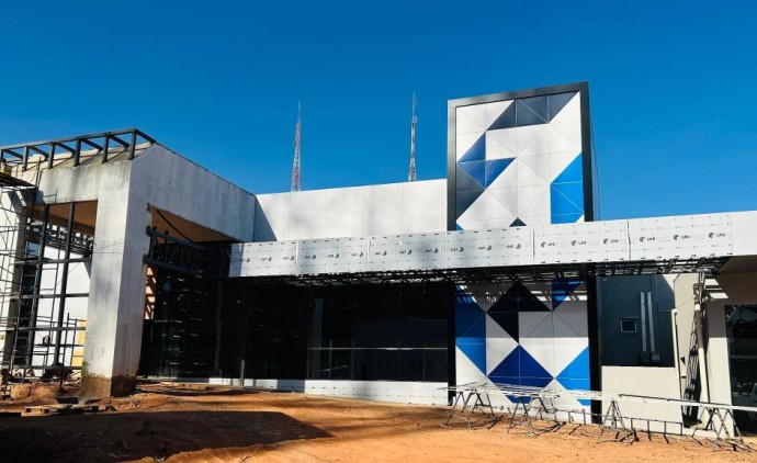 Obras de construção da nova sede do Cermac e MT Hemocentro chegam a 55% de execução