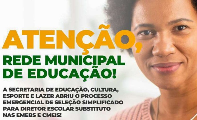 Prefeitura abre Processo de Seleção para diretores substitutos de Várzea Grande