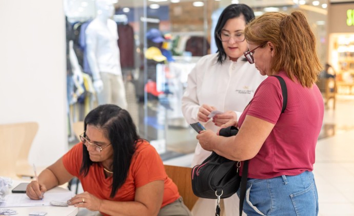 Último dia da vacinação contra gripe em shoppings de Cuiabá ocorre neste sábado