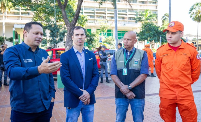 Prefeitura e Forças de Segurança do Estado realizam operação no centro de Cuiabá