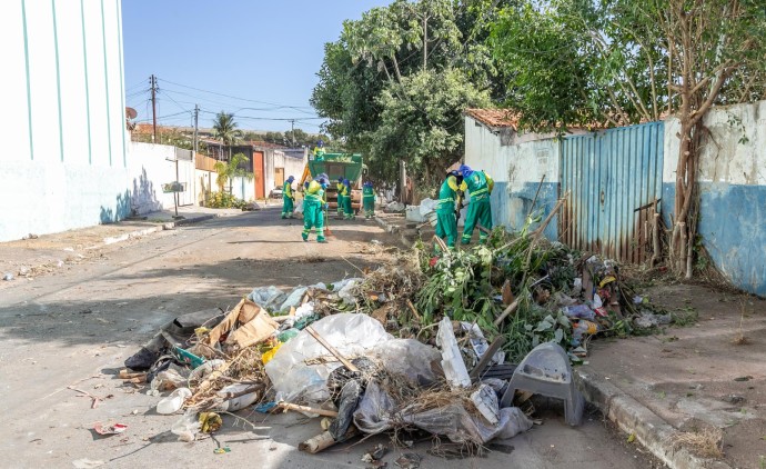 Limpurb retira 40 toneladas de lixo descartados irregularmente no Verdão