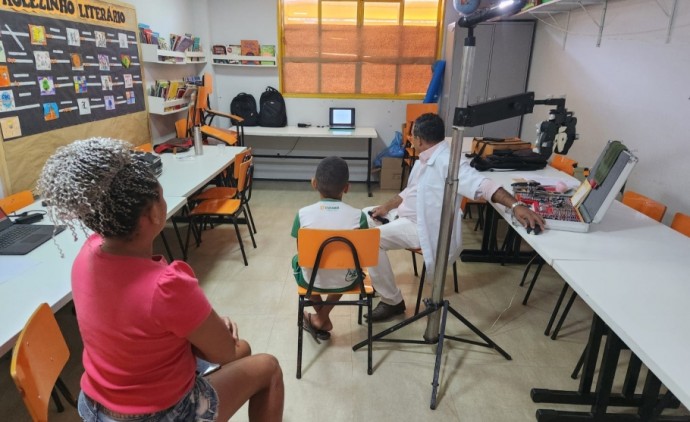 Fundação CDL Cuiabá leva saúde ocular para crianças da capital