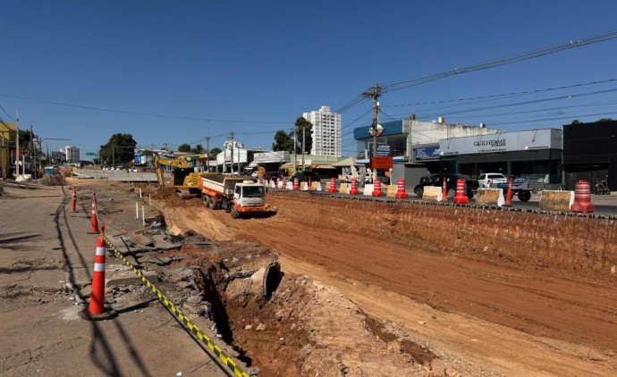 Obras em Complexo Viário do Leblon avançam em três frentes