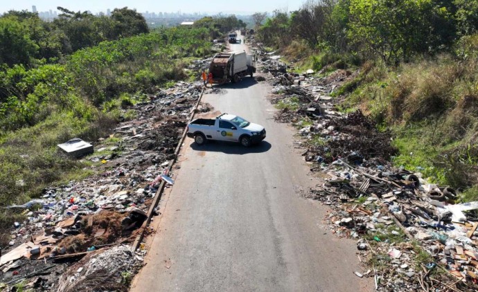 Prefeitura de Várzea Grande realiza mais de 60 atendimentos e retira 100 toneladas de lixo na primeira semana de agosto