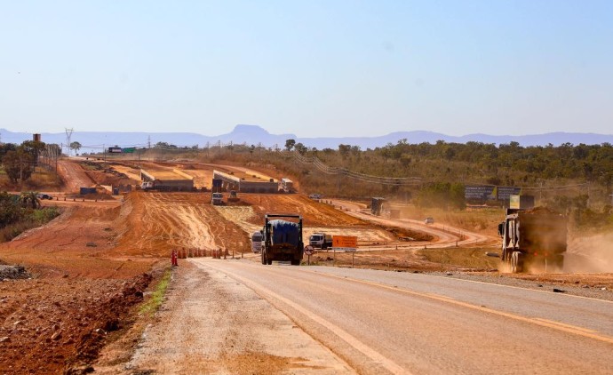 Obras de implantação do Rodoanel estão com 44% de execução