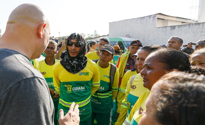 Cuiabá reduz jornada de trabalhadores da Limpurb devido ao calor intenso