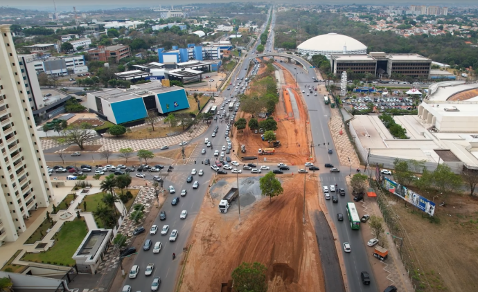 Semob implementará mão única em via do Centro Político Administrativo