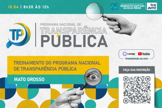 TCE-MT realiza treinamento do Programa Nacional de Transparência Pública ciclo 2025