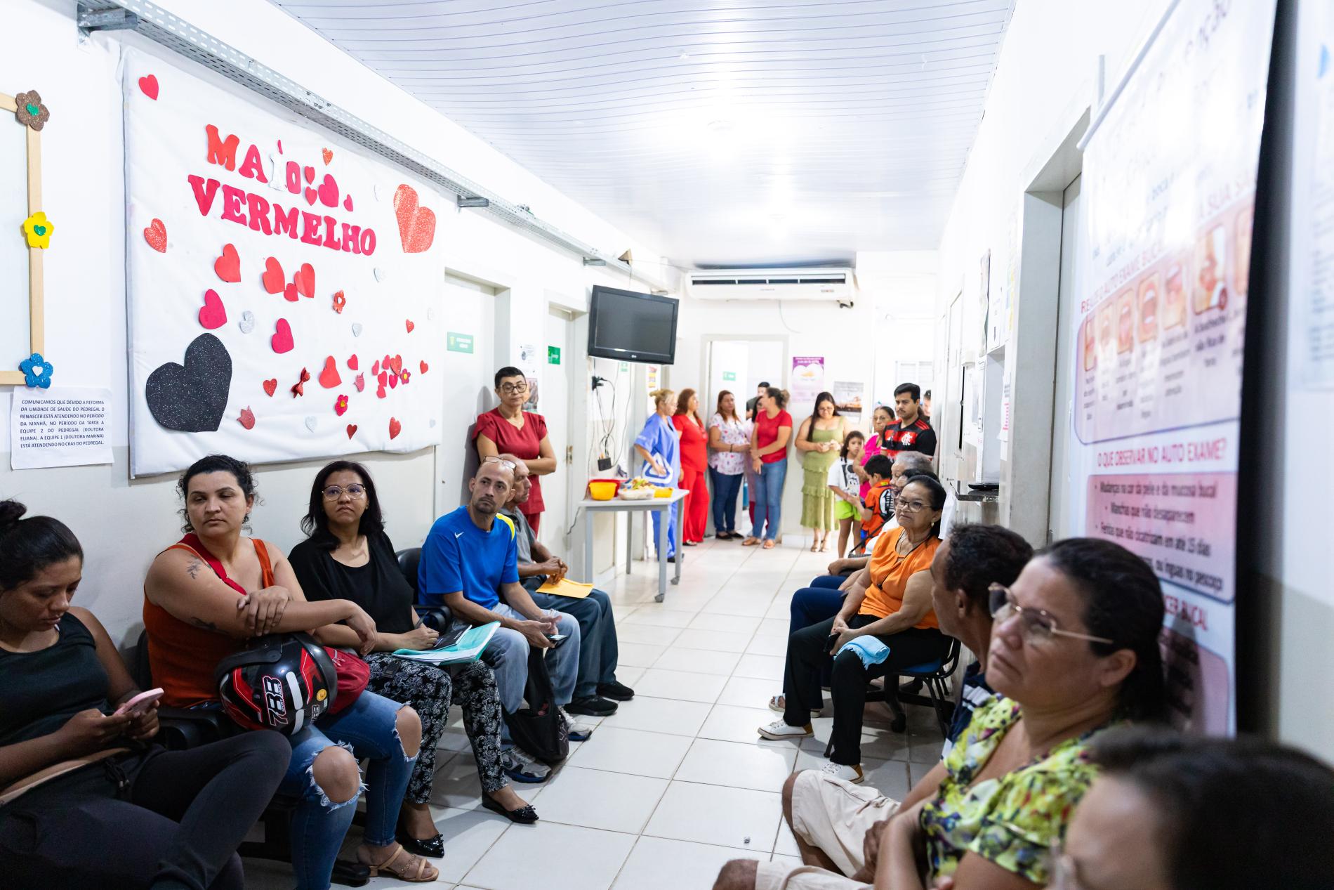 Campanha Maio Vermelho leva ações de prevenção ao câncer bucal ao Pedra 90