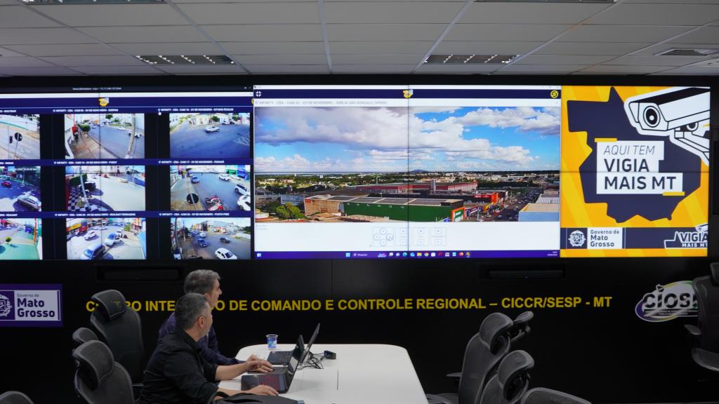 Sesp e associação de comerciantes firmam parceria para instalar 53 câmeras na avenida XV de Novembro em Cuiabá