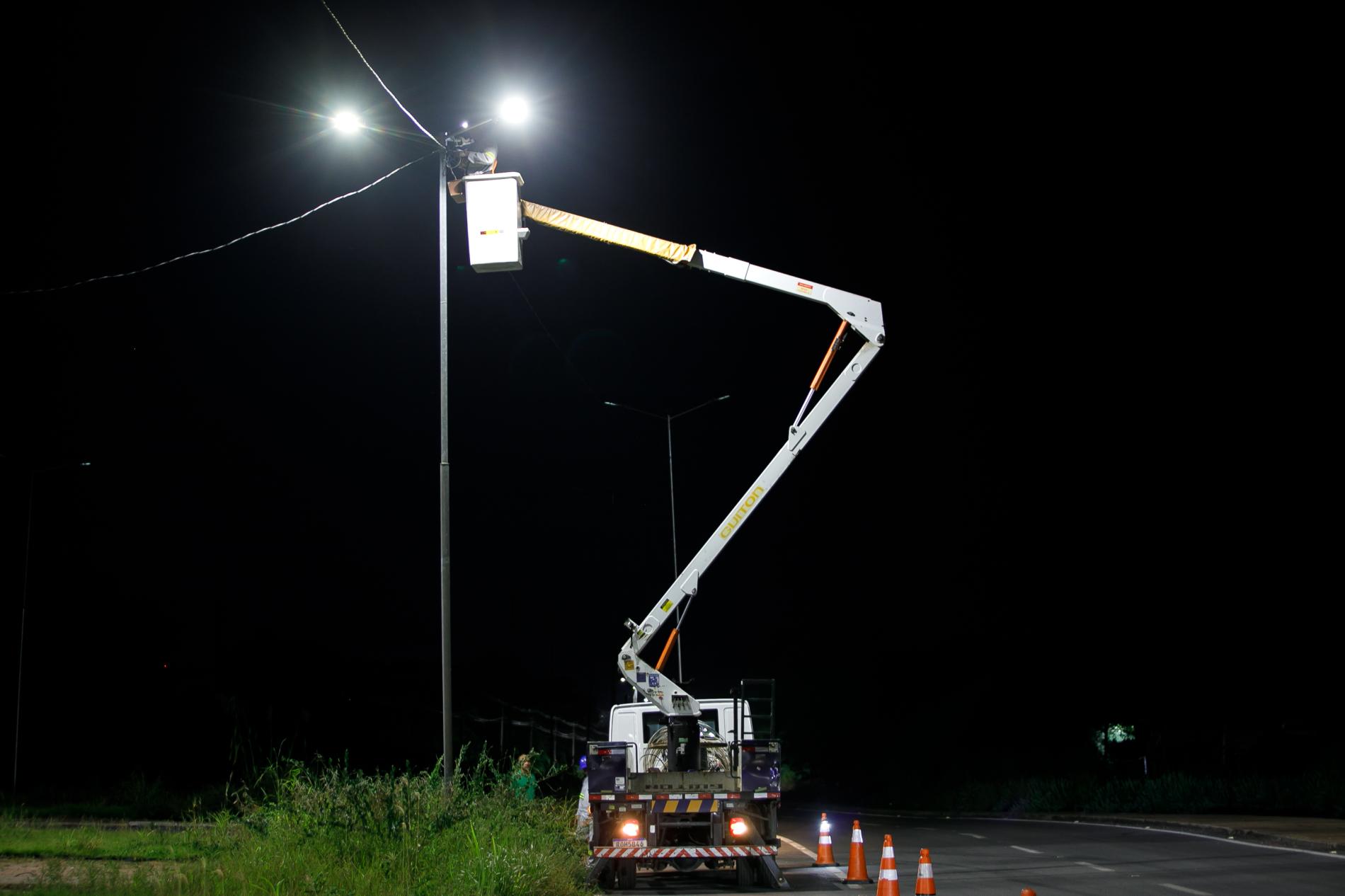 Limpurb inicia grande operação de manutenção da iluminação pública pela região Sul