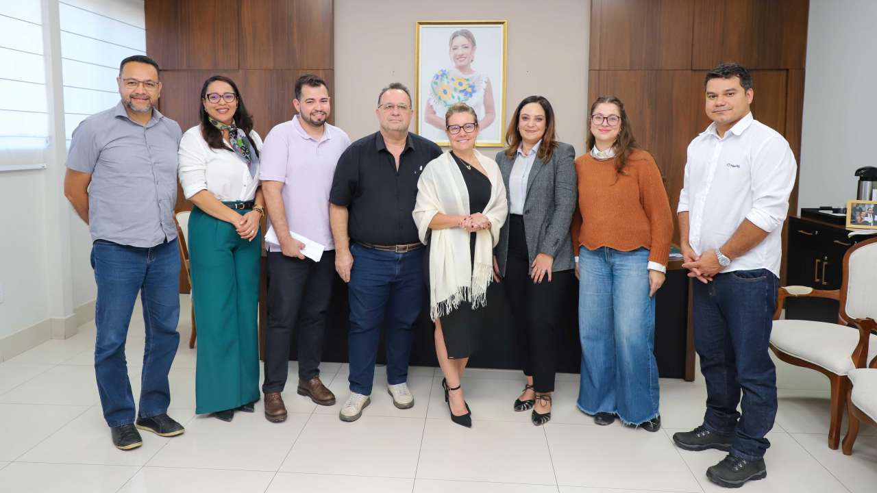 Flávia Moretti recebe Marfrig e frisa importância das grandes empresas para desenvolvimento de Várzea Grande
