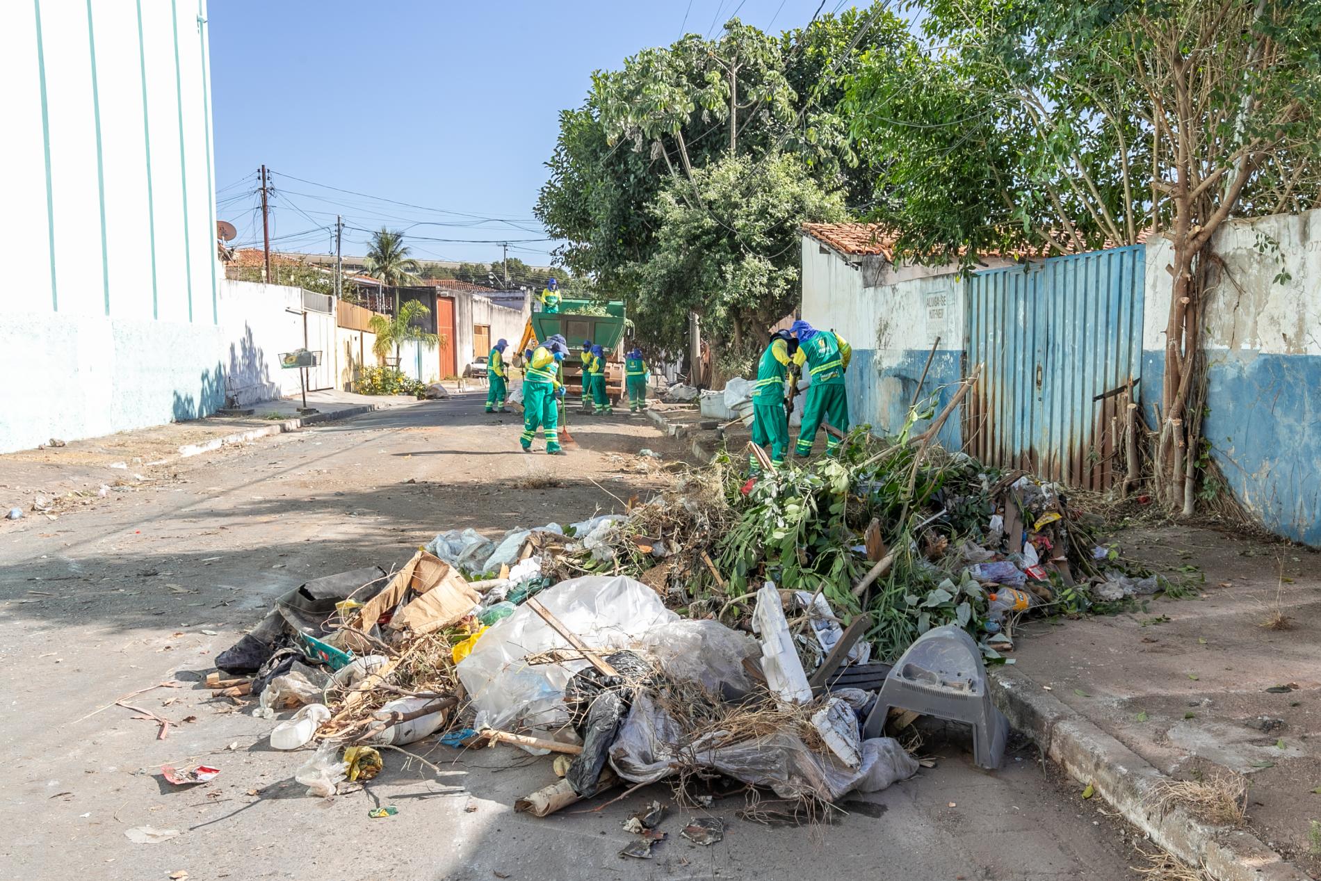 Limpurb retira 40 toneladas de lixo descartados irregularmente no Verdão