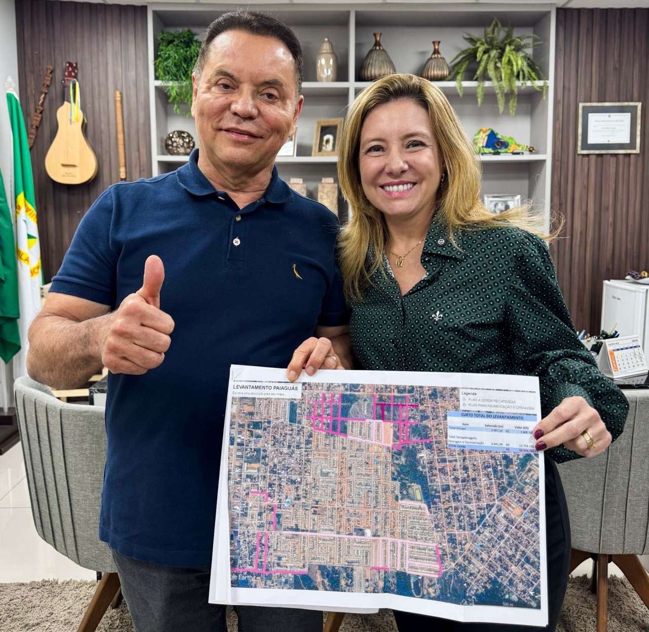 Prefeita Fávia Moretti busca recursos para atender 100% do bairro Paiaguás